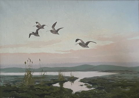 Leif Ragn-Jensen 1911-1993
1962
68 x 82 cm. (73 x 87 cm)
