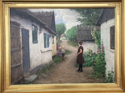H.A. Brendekilde 1857-1942Ca. 191056 x 76 cm.