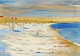 "Skagen sønderstrand" Oil painting on canvas.